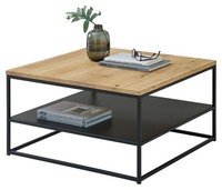 Couchtisch Tilda Eiche Massiv 75X40X75 Cm Wohnzimmertisch