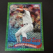 Roger Clemens 2024 Topps Series 2 Silver Pack 35th Green Mojo /99 🔥 Red Sox