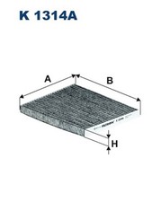 FILTRON 2x Filter Innenraumluft K 1314A/2x Aktivkohlefilter für HYUNDAI i30 PDE