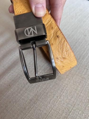 Marco Di Milano Genuine Ostrich Leather Belt Size 44