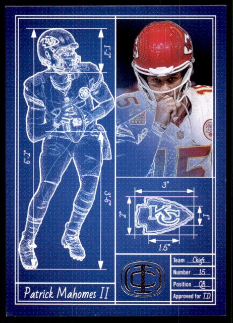 2025 Panini Icon Collection Touchdown Architect #TA-5 Patrick Mahomes II