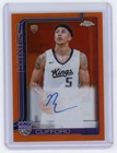 2025-26 Topps Chrome Basketball TCAR-NC NIQUE CLIFFORD Orange RC Auto /25