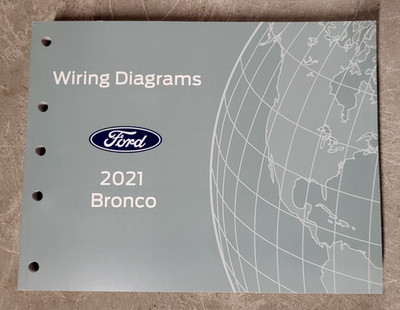 2021 Ford Bronco Wiring Diagrams Electrical Manual Service Shop Truck 4x4