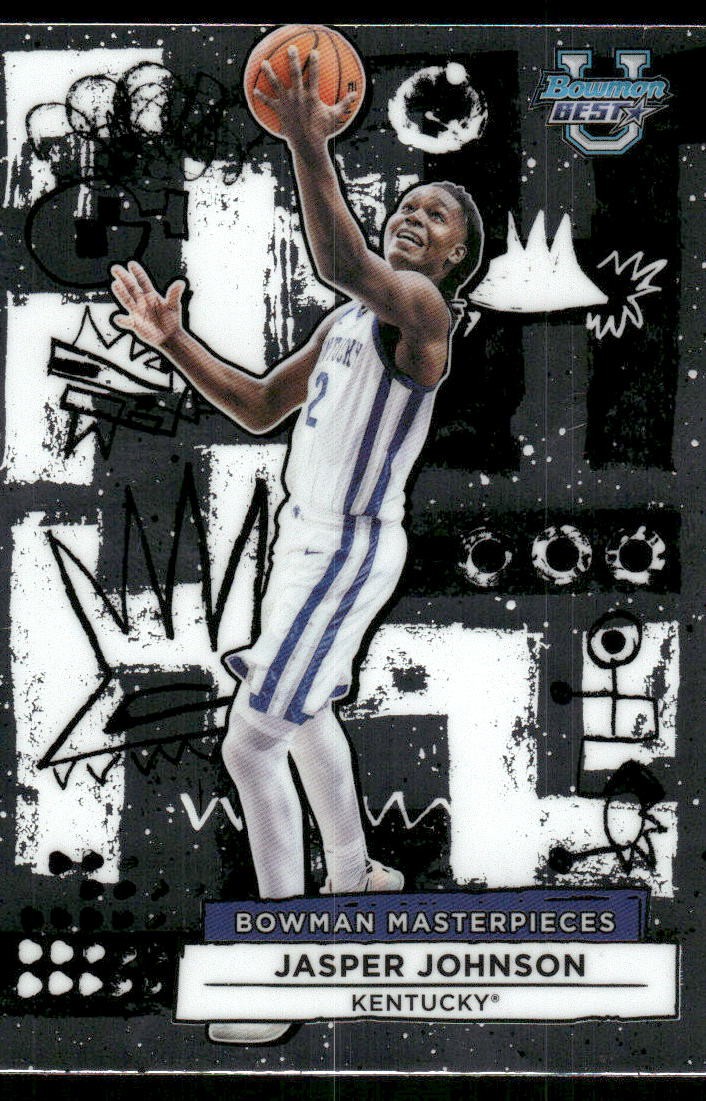 2025-26 Bowman's Best University Bowman Masterpieces #BM7 Jasper Johnson - BSK