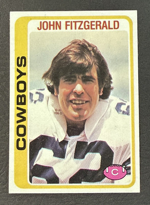 JOHN FITZGERALD ~ 1978 Topps #182 ~ Dallas Cowboys