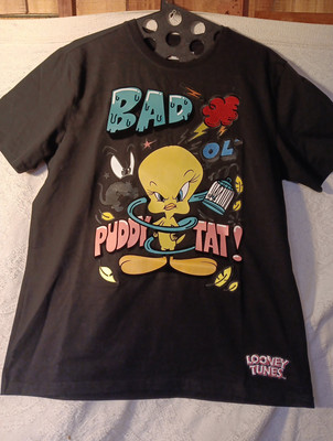 Vintage Looney Tunes Tweety Bird Shirt Warner Adult Size XL