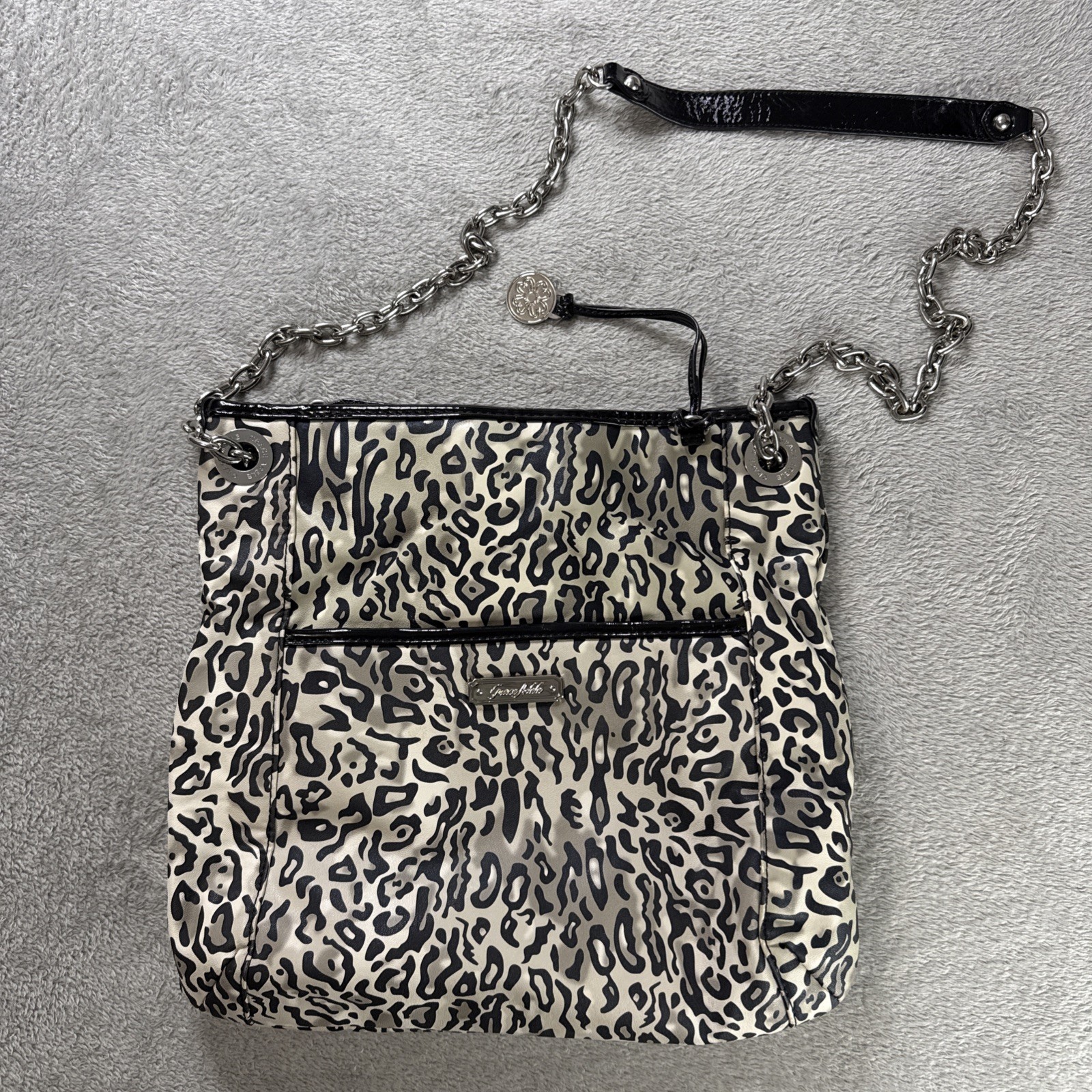 Grace Adele Leopard Print Women's Shoulder Bag Pu… - image 1