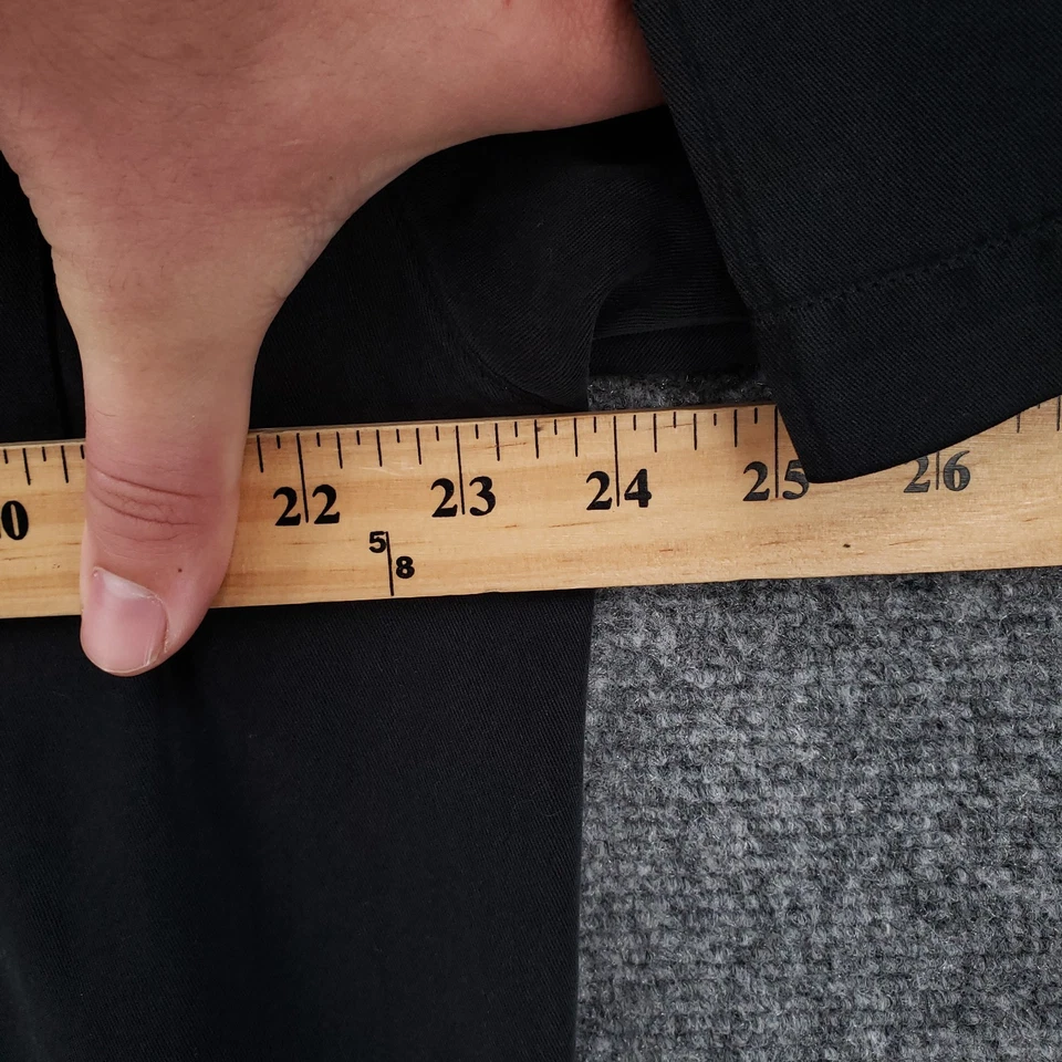 Camisa Tommy Bahama Abotonada Para Hombre L Grande Negra Bordada Seda Vela Rápida Vivir Foto 4 de 4