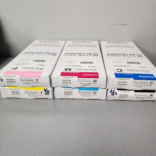 Fujifilm DX VIVIDIA Ink Cartridge 200ml - Full Set of 6 Colors - New Sealed