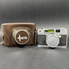 Vtg Petri 2.8 Color Corrected Super Camera w Orikkor 1:2.8 f 4.5cm Lens  Case