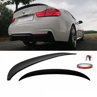 Sport-Performance Heckspoiler SCHWARZ Matt passt für BMW 4er F32 Hecklippe +ABE