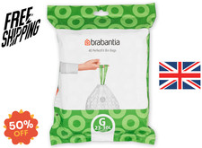 Brabantia Pack Of 40 Perfect FIT Bin Bags Liners Size G 23-30L Extra Strong