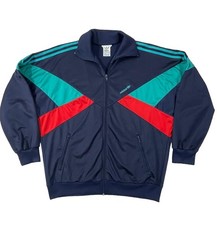 Vintage Adidas Originals Trainingsjacke | Gr. D7 | 90er Joggingjacke 
