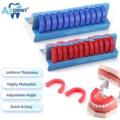 Modelo de Cera en Forma de U para Prótesis Dental Placa Base de Cera Oclusión
