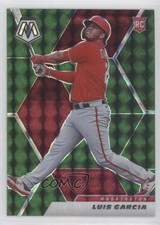 2021 Panini Mosaic Rookie Green Mosaic Prizm Luis Garcia Luis V Garcia #249 0w7