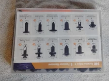 GRC-33 Bumper Retainer Clips Car Plastic Rivets Fasteners Push Retainer Kit