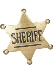 Branded Metal Sheriff Badge Perfect Toy Story Party Sheriff Woody Badge