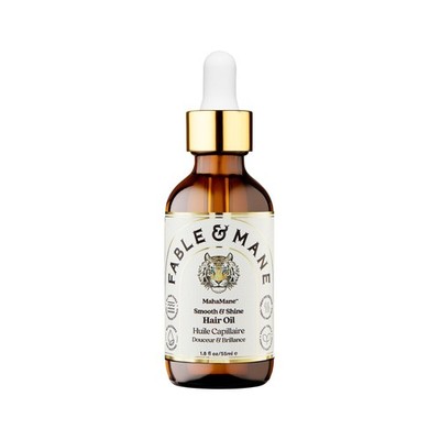 Fable and Mane MahaMane Smooth  Shine Hair Serum - Protective Oil Treatment f...