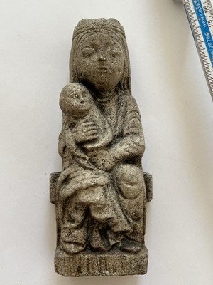 Madonna Mit Kind, Romanisch Alt,Stein Unbekannt