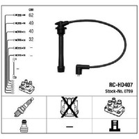 ZüNdleitungssatz FüR Hyundai Tucson JM 2.0 04 Bis 10 NGK G4GC 2743023510