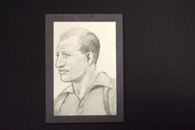 Gino Bartali 2012 Sportkings Series E Orginial Sketch 1/1 Redemption Art