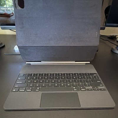 Apple Smart Keyboard Folio Gray Silicone Keyboard Folio Case Stand