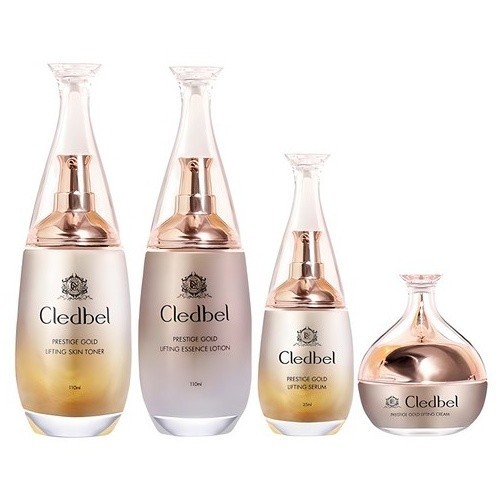 Cledbel Prestige Gold Lifting Basic Cosmetics Set (Toner, Lotion, Serum, Cream)