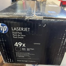 HP 49X High Yield Black Toner Dual Pack Q5949XD 1320/3390/3392 Q5949X - New