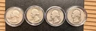 🔥 1940-64 Washington Quarter 90% Silver Circulated $1 Face Value 4 Quarters🔥