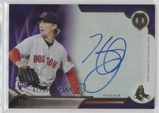 2016 Topps Tribute Tribute Auto Purple 47/50 Henry Owens #TA-HO Auto y0i