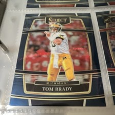 2022 Panini Select Draft Picks Tom Brady Michigan Concourse #32 Card