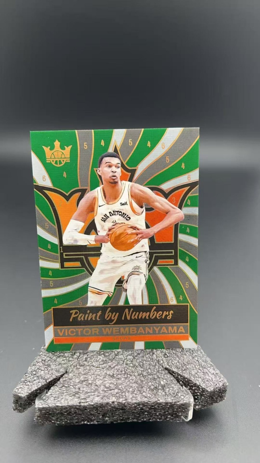 2024-25 Panini Court Kings Victor Wembanyama Paint by Numbers Spurs #12776 S