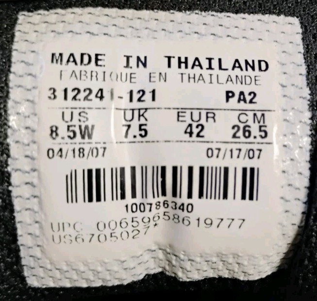 Nike Men's Air Performance Golf Shoes 8.5W White Brown Black Spikeless thumbnail 6