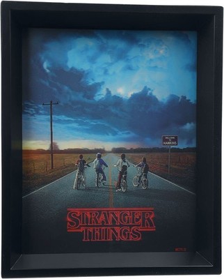 Stranger Things Pyramid International 3D-Linsenraster-Poster, 25,4 x 20,3 cm