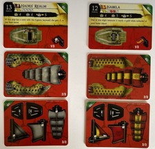 Wizkids Pirates CSG Rise of the Fiends Hades' Realm Ship #102 Isabela #103 NEW