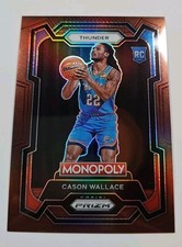 Cason Wallace 2023-24 Panini Prizm Monopoly Brown Prizm Rookie /249 - Thunder