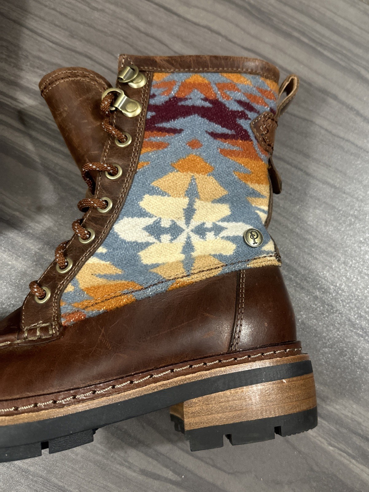 Pendleton Clarks Collaboration High Ankle Leather… - image 3
