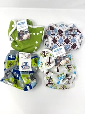 NWT 4 Thirsties Rumparooz Duo Wrap Adjustable Waterproof Diaper Cover SZ 1