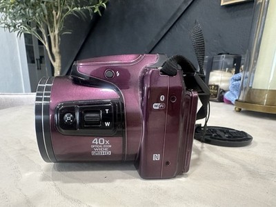 Nikon COOLPIX B500 16MP 40x Zoom 3in LCD Wi-Fi Bluetooth NFC Purple