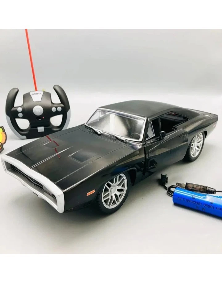 RC Muscle Car – 1970 Dodge-Style LED Lights&Opening Doors, 2.4GHz Fast &Furiouse - Image 2 of 4