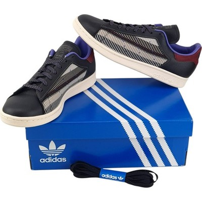 Adidas Stan Smith Patchwork 42 HP5357 Black Shadow Red Sneaker Leder Schwarz Neu