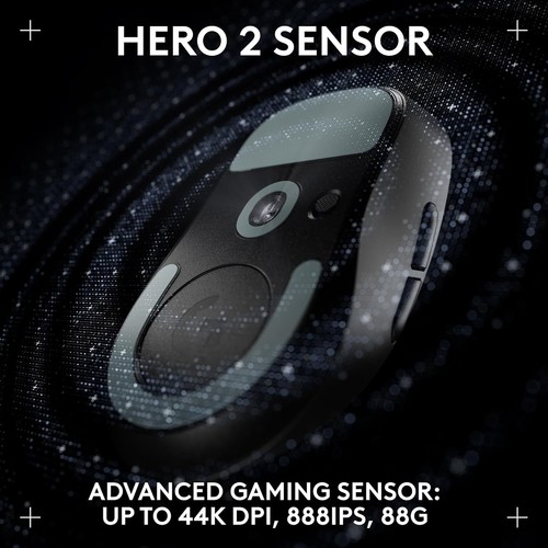 Lekka bezprzewodowa optyczna mysz do gier Logitech PRO X Superlight 2 DEX - - Zdjęcie 3 z 4