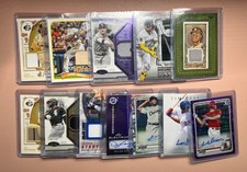 MLB 2020-25  Topps Autograph Memorabilia Numbered Holo (12 Cards)