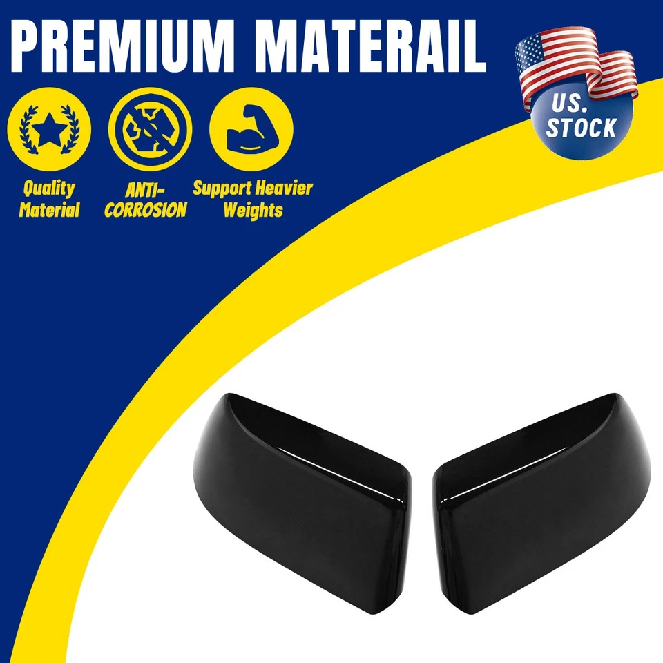 For Chevrolet Tahoe Suburban 2015-2020 Glossy Black Mirror Cover Caps 22913963 Foto 4 de 4