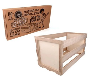 Vinyl Styl Original LP Crate 100 Cap Wood - Vinyl Accessories