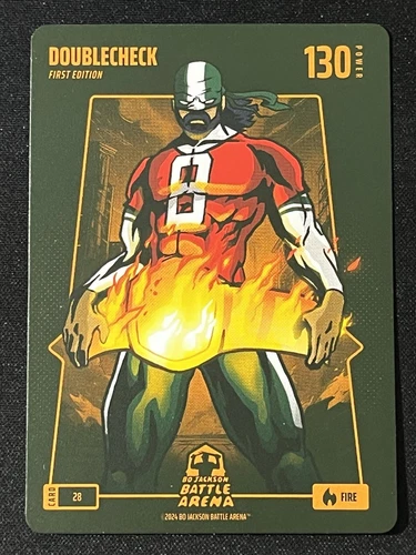 2024 Bo Jackson Battle Arena Aaron Rodgers DoubleCheck First Edition Fire #28