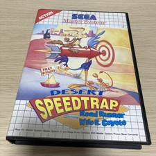 Desert Speedtrap - Sega Master System Game - CIB - Very Good Condition