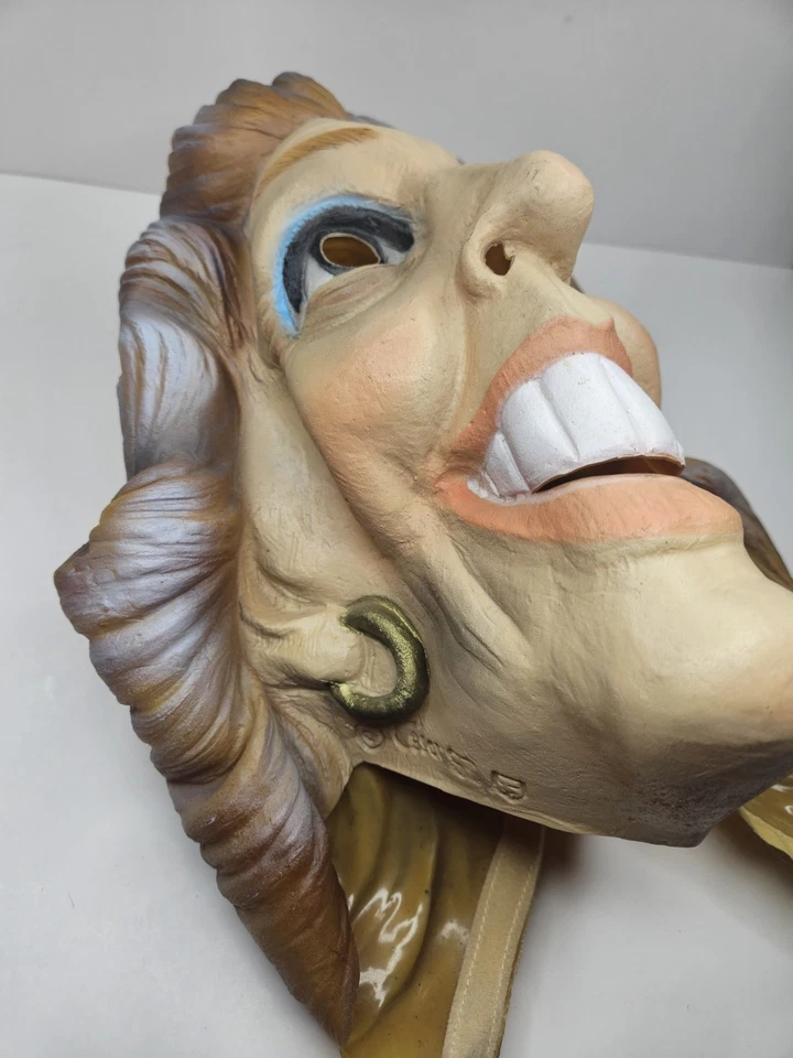 Vintage Cesar Mask 1986 Nancy, Reagan Halloween Mask - Image 3 of 4