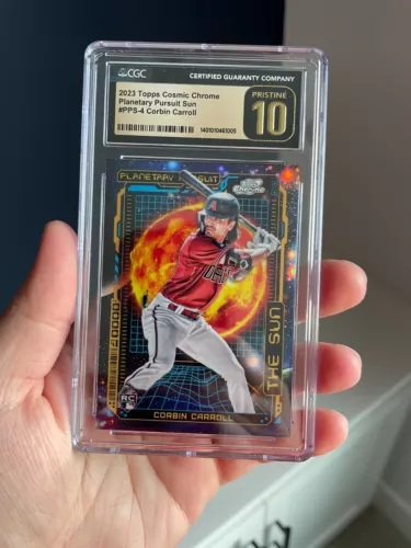 Corbin Carroll Rookie Planetary The Sun 2023 Topps Cosmic Chrome CGC 10 Pristine