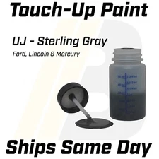 UJ Sterling Gray - 1 Oz Touch Up Paint Kit w/ Brush for Ford Lincoln Mercury